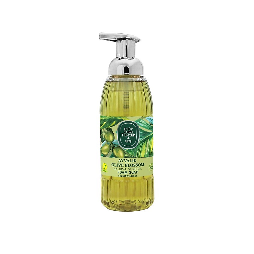 Изображение товара EYUP SABRI TUNCER Пенящееся мыло с маслом оливкового дерева Ayvalik Olive Blossom Foam Soap, 500 мл