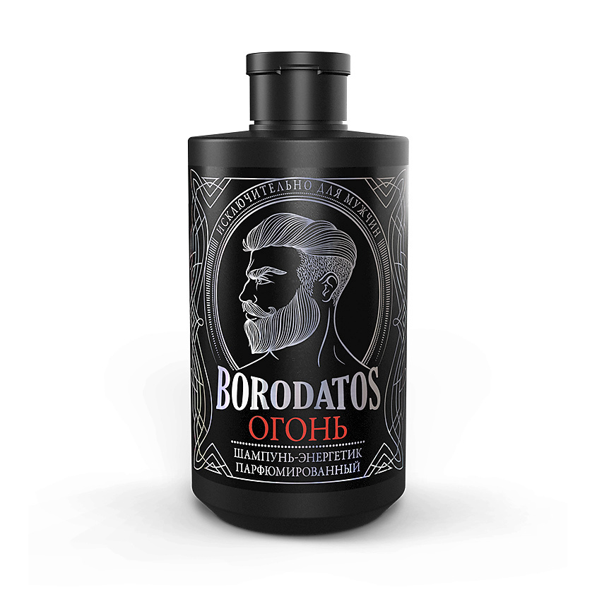 Изображение товара BORODATOS Шампунь-энергетик ОГОНЬ, 400 мл
