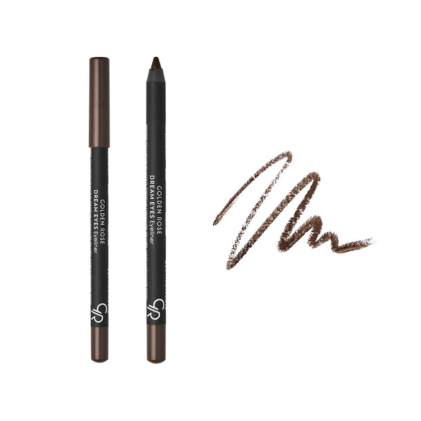 Изображение товара Карандаш для глаз GOLDEN ROSE DREAM EYES, №410 с шелковистой текстурой