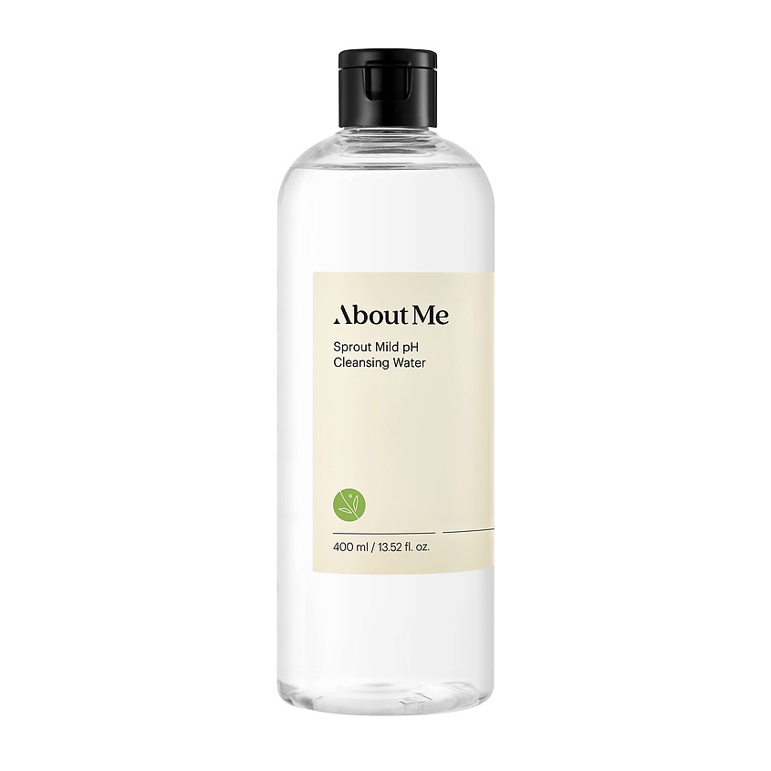 Изображение товара ABOUT ME Вода для лица очищающая с низким уровнем pH Sprout Mild pH Cleansing Water, 400 мл