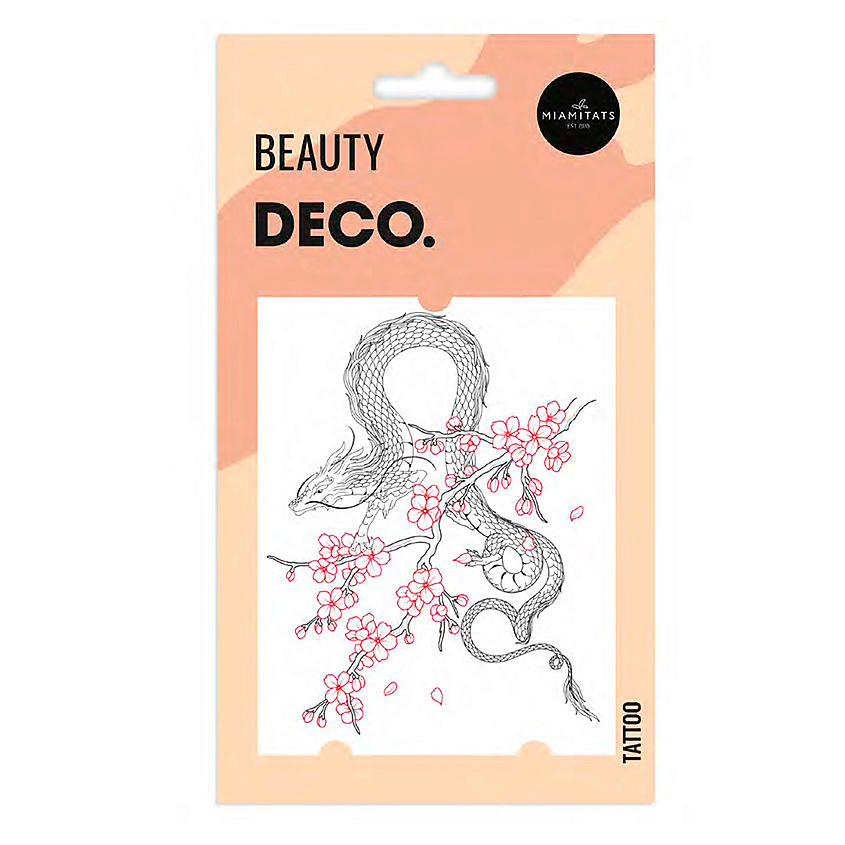 Изображение товара DECO. Татуировка для тела ORIENT by Miami tattoos переводная Dragon, 1 шт.