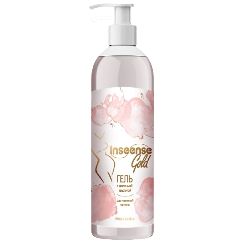 Изображение товара INSEENSE Гель для интимной гигиены с молочной кислотой GOLD, 250мл.