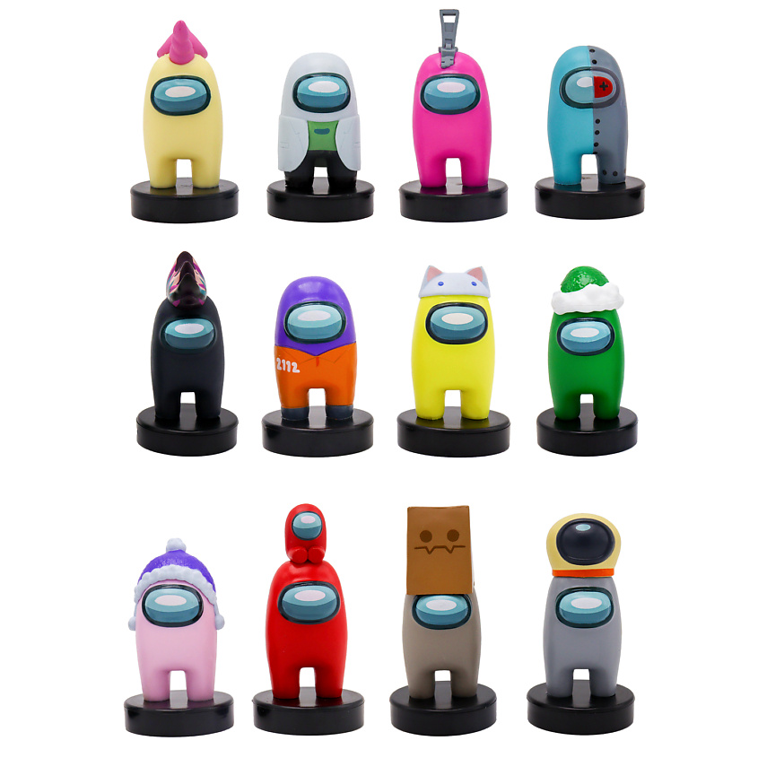 Изображение товара AMONG US Набор штампиков Among Us 3 серия, 16 шт.