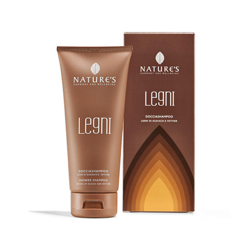 Изображение товара NATURE'S HARMONY AND WELLBEING Шампунь и гель для душа с гваяковым деревом и ветивером Legni Natures, 200 мл