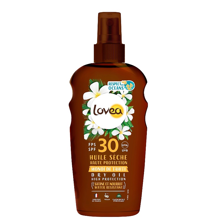 Изображение товара LOVEA Масло для тела суше SPF 30 сухое с защитой от солнца 150 мл
