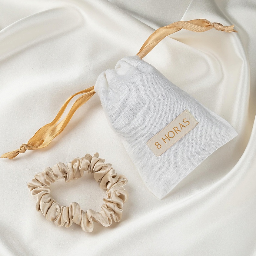 Изображение товара 8 HORAS OF SILK Шелковая средняя резинка, Sand