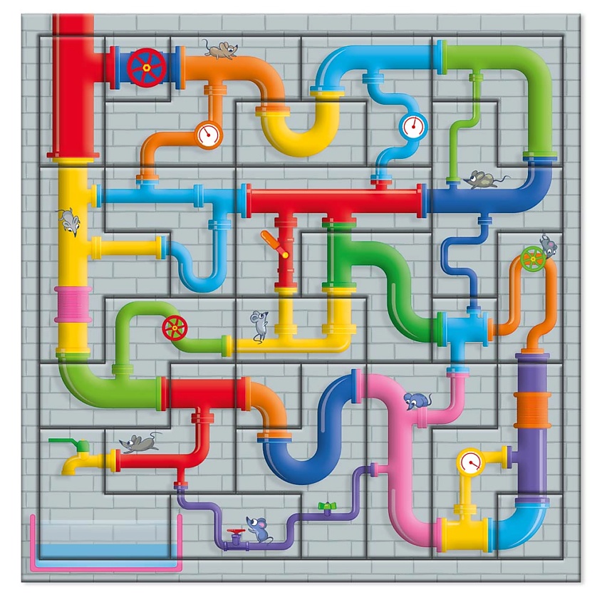 Изображение товара ГЕОДОМ Головоломка с дополненной реальностью Водопровод, 1 шт.