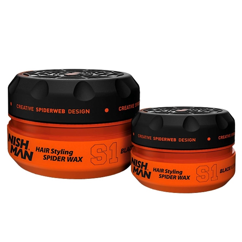 Изображение товара Воск для укладки волос NISHMAN Black Widow 100 мл сильная фиксация эффект объема