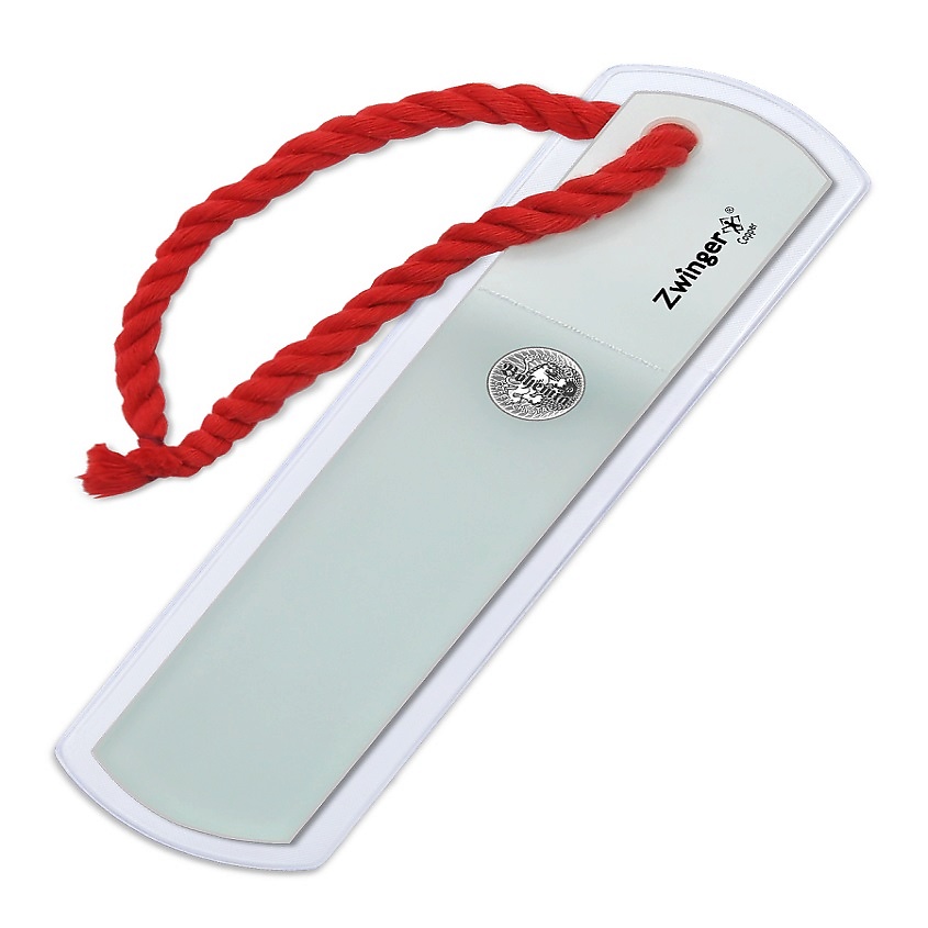 Изображение товара ZWINGER Пилка терка для пяток стеклянная, 165мм, Белый