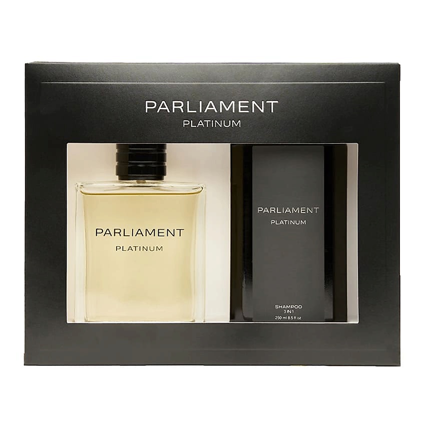 Изображение товара Набор PARLIAMENT Парфюмерно-косметический с шампунем 3в1 Platinum