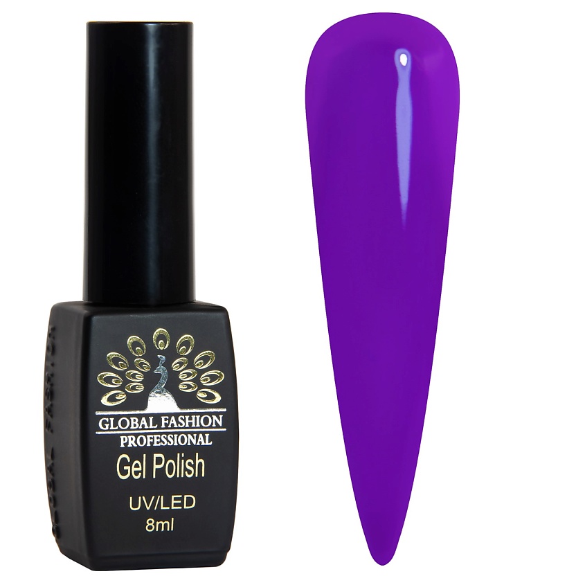 Изображение товара Гель-лак Black Elite 001 GLOBAL FASHION профессиональный долговечный насыщенный оттенок