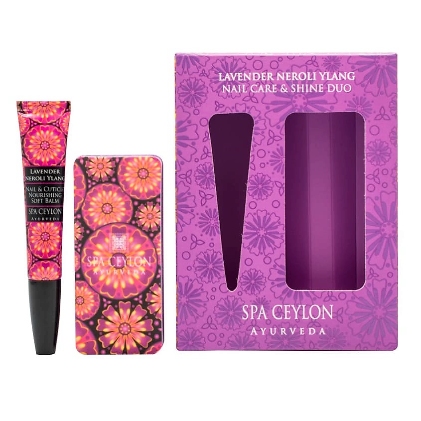 Изображение товара SPA CEYLON Набор для ухода за ногтями "ЛАВАНДА, НЕРОЛИ, ИЛАНГ-ИЛАНГ", 1 шт