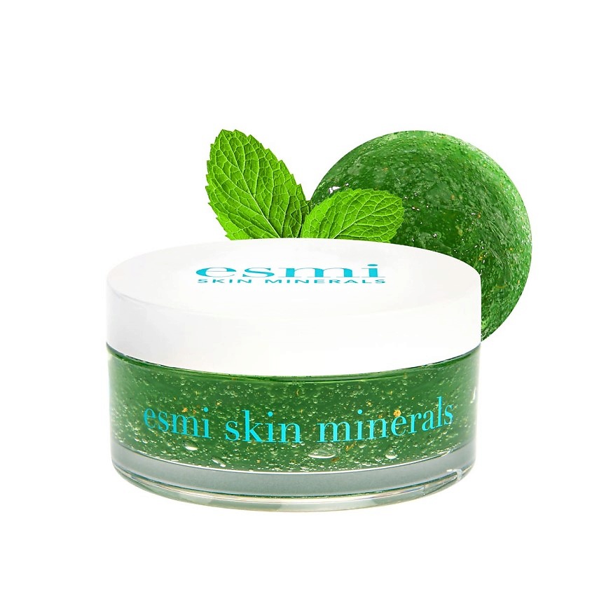 Изображение товара ESMI SKIN MINERALS Маска для лица успокаивающая с золотыми частицами Anti-inflammation Mint Gel Booster Mask, 150 мл