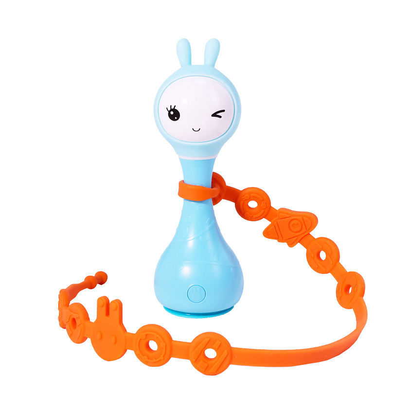 Изображение товара ALILO Силиконовый ремешок-держатель для игрушки alilo, цвет: Оранжевый, 1 шт.