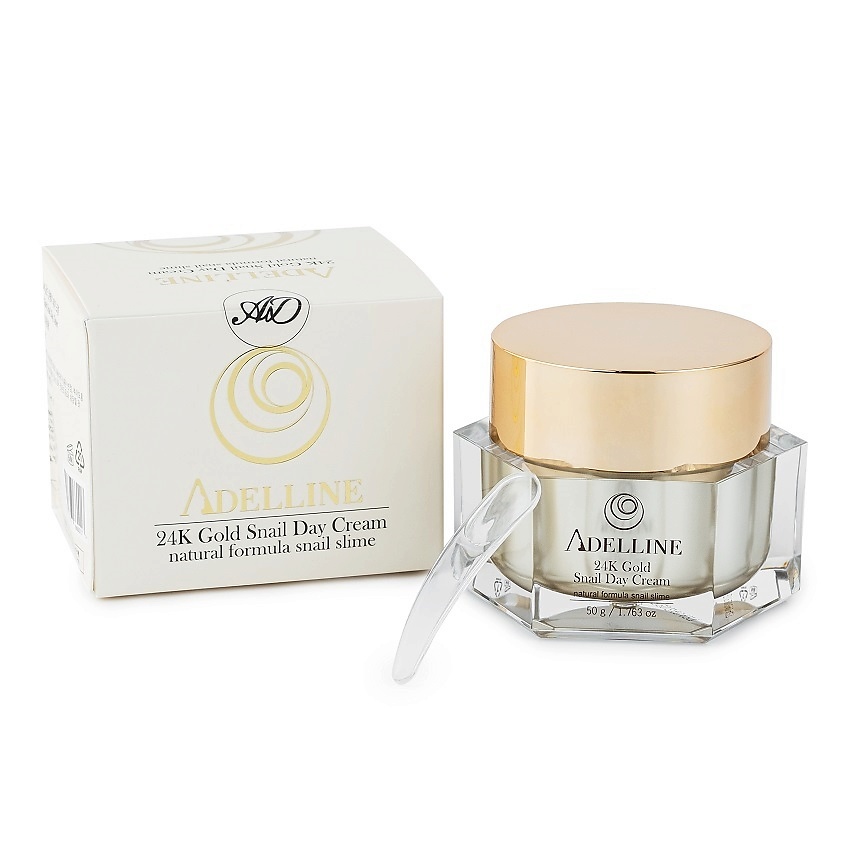 Изображение товара ADELLINE Дневной крем с коллоидным золотом и слизью улитки, 50 мл