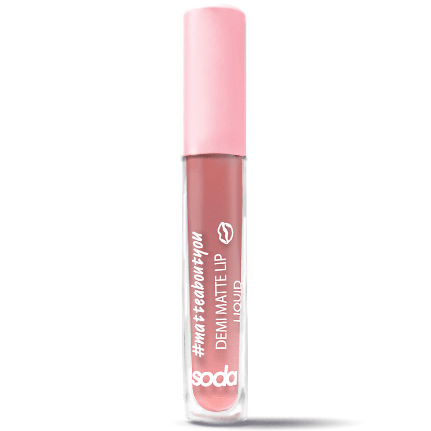 Изображение товара SODA DEMI MATTE LIP LIQUID #matteaboutyou Жидкая матовая помада, 001 SO CUTE, 3,5 мл
