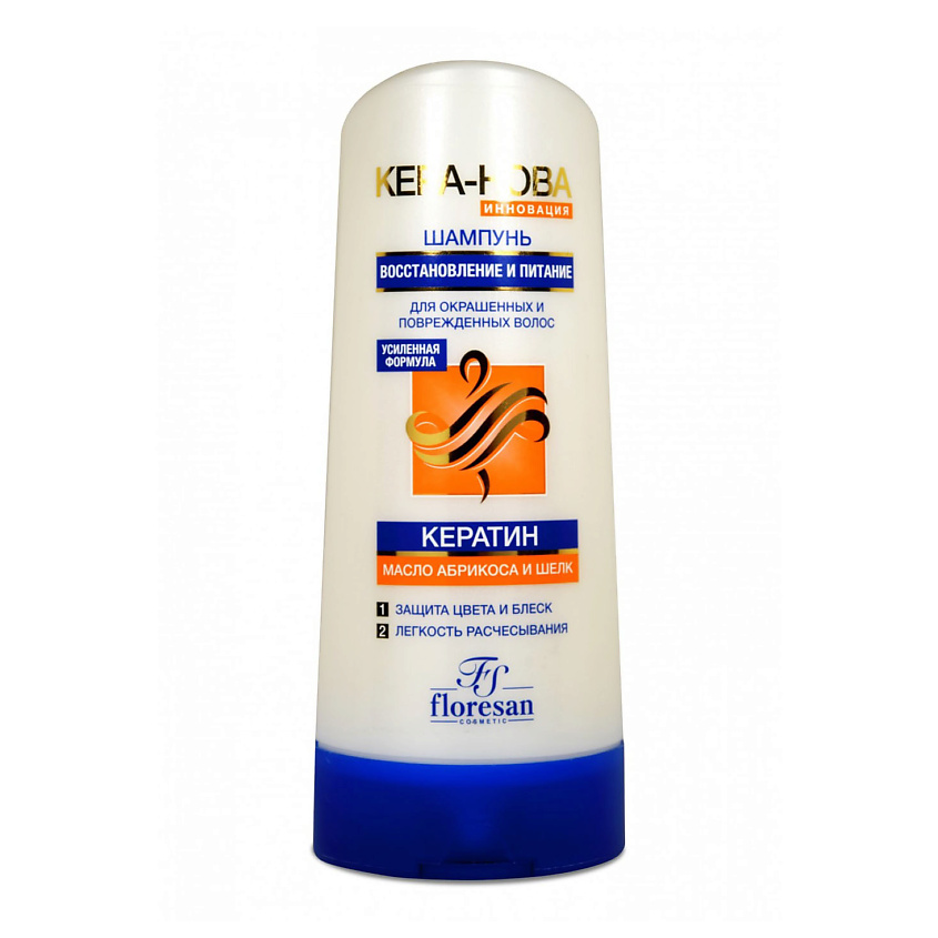 Изображение товара FLORESAN Шампунь Восстановление и Питание Кера-Нова, 400 мл