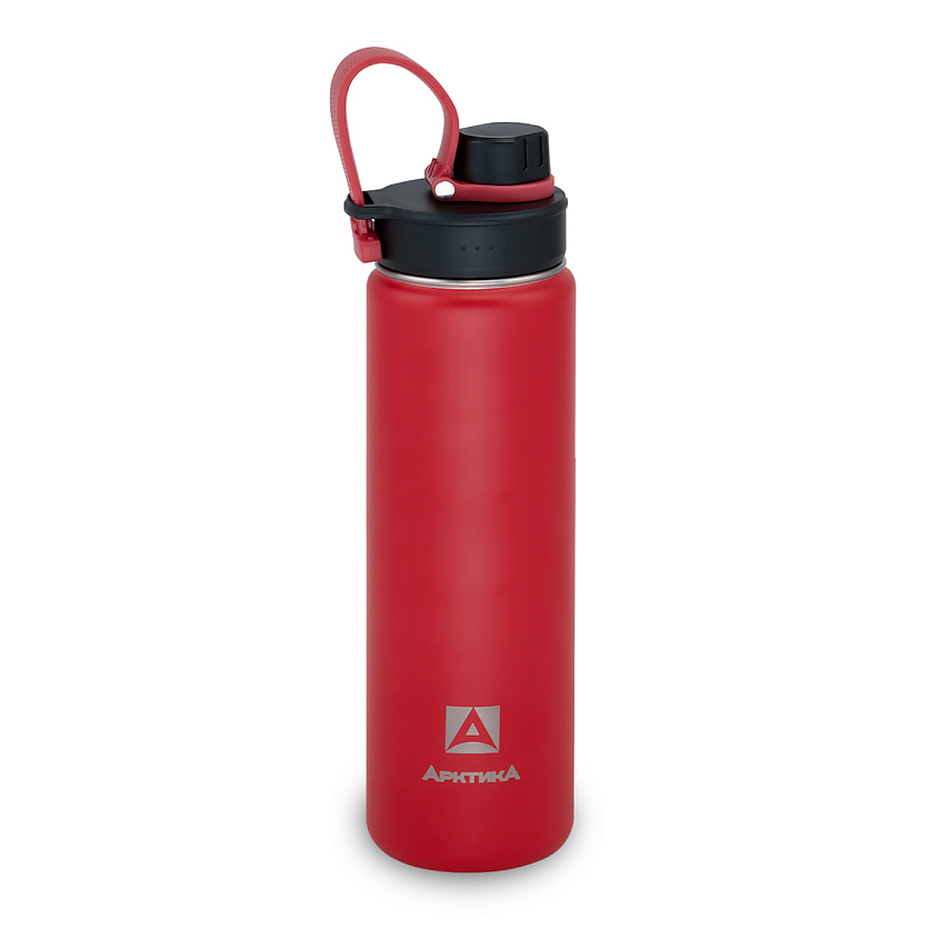 Изображение товара Термобутылка Арктика 0.7 л с двумя крышками Герметичная и удобная для горячих и холодных напитков