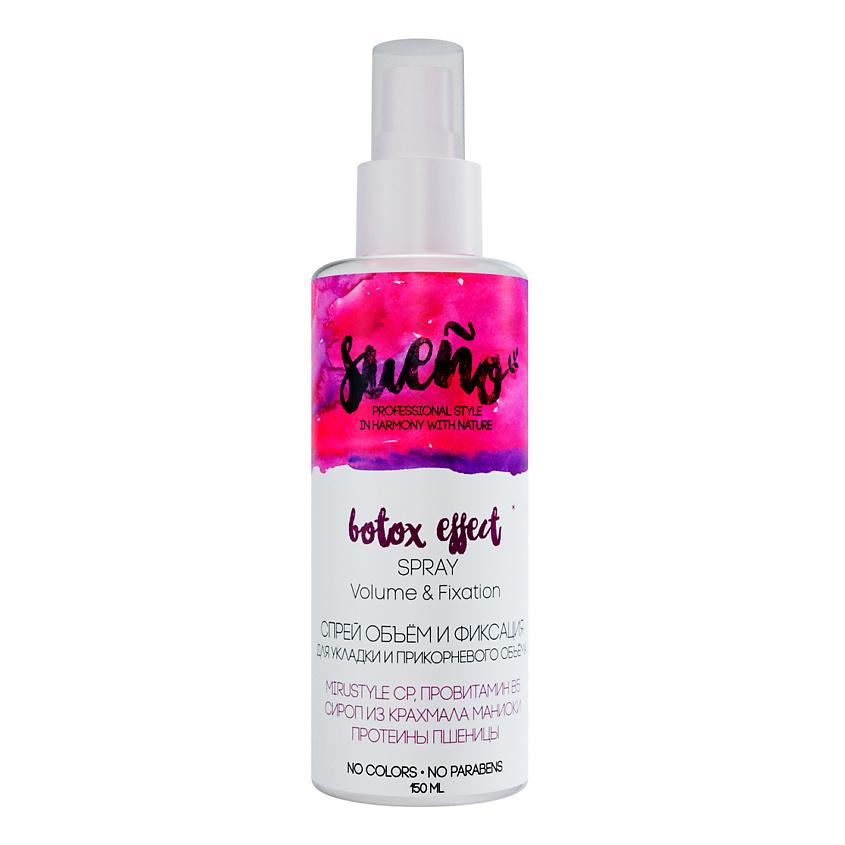 Изображение товара SUENO Спрей для укладки и прикорневого объёма Botox Effect, 150 мл