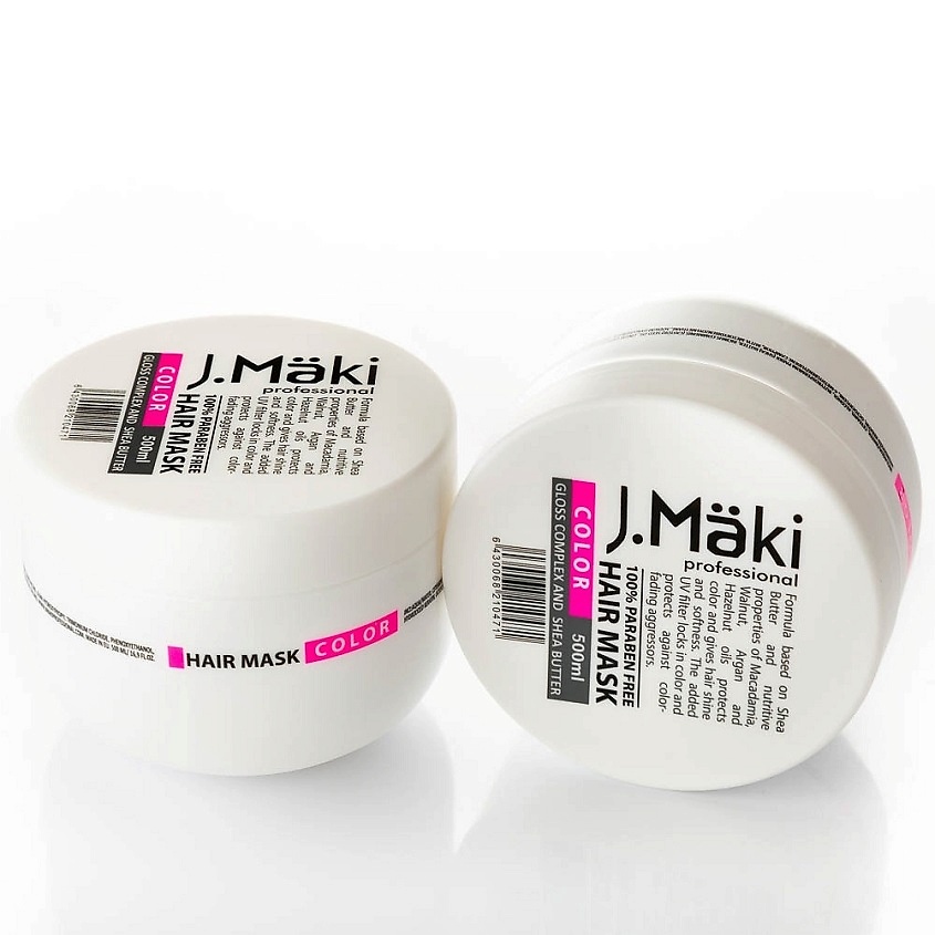 Изображение товара J.MÄKI PROFESSIONAL Маска для окрашенных волос Color Treatment, 500 мл