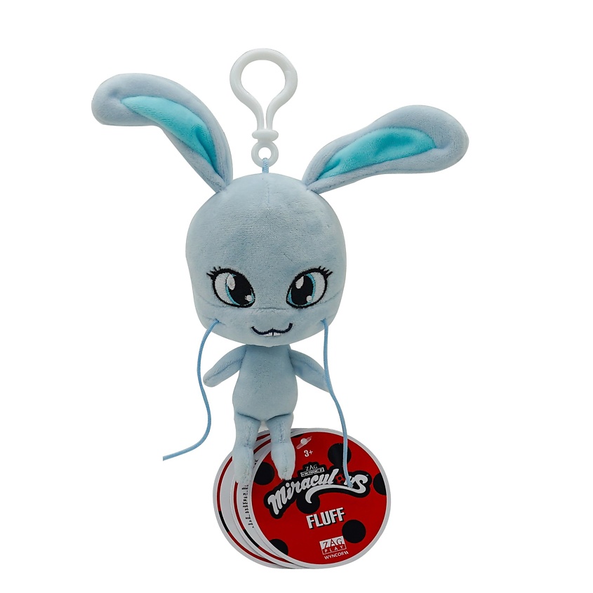 Изображение товара Мягкая игрушка Квами Флафф из мультфильма Леди Баг и Супер Кот 12 см, плюшевая, безопасная для дете