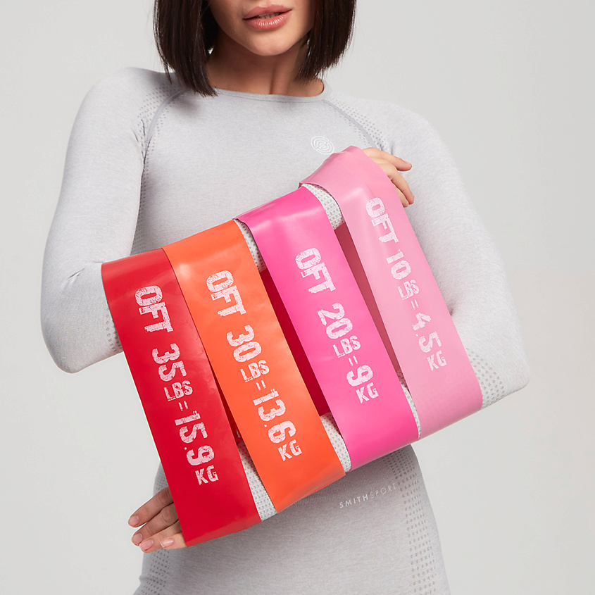 Изображение товара ORIGINAL FITTOOLS Набор фитнес-резинок для тренировки рук и ног, 1 шт.