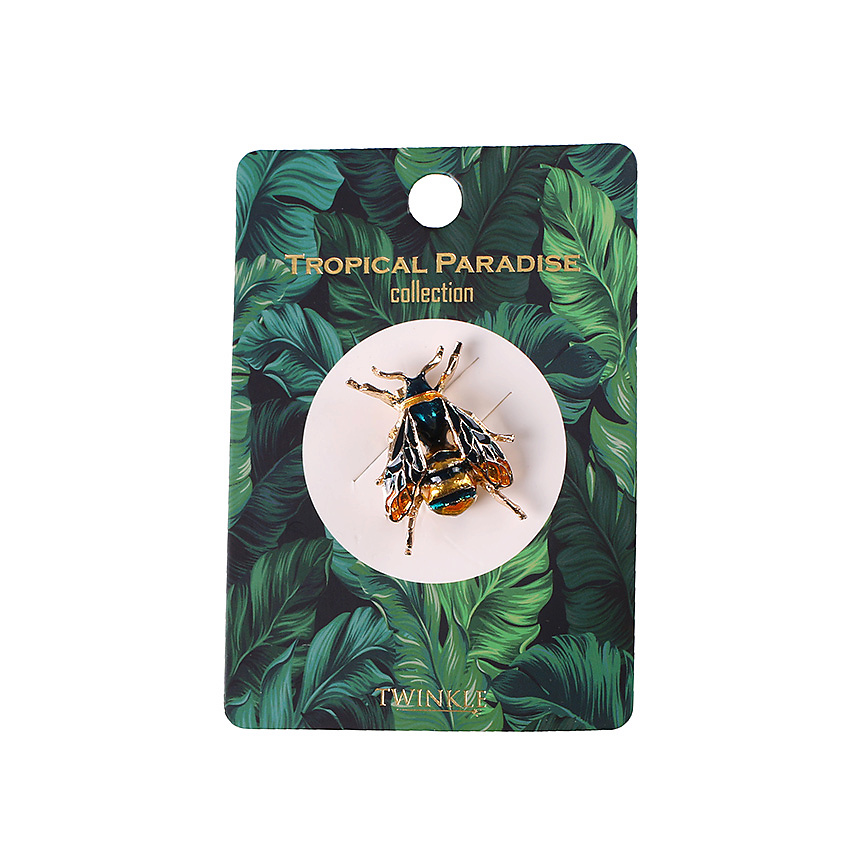 Изображение товара Яркая брошь TWINKLE Beetle 1 для женщин - оригинальный аксессуар для стильного образа