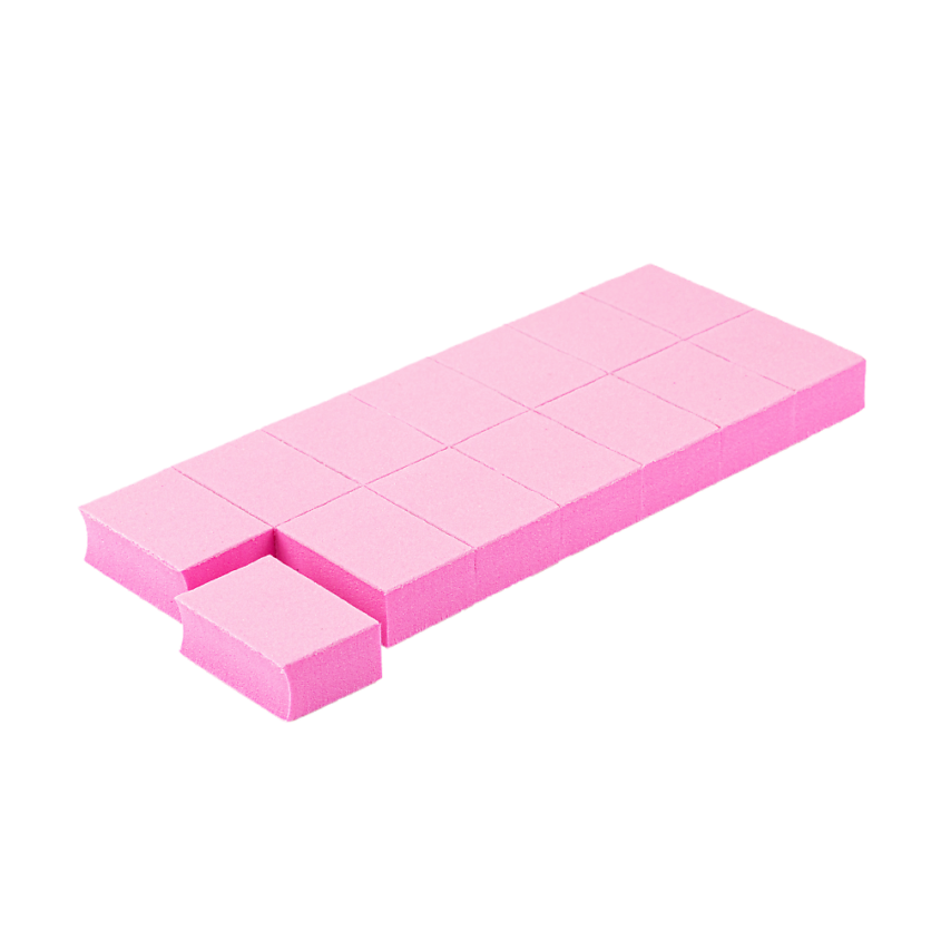 Изображение товара RUNAIL PROFESSIONAL Бафы мини для ногтей 2,3х3,3 см розовый двухсторонний