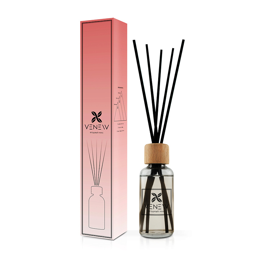 Изображение товара Диффузор ароматизатор для дома Ягодный микс 50 мл натуральный бесспиртовый