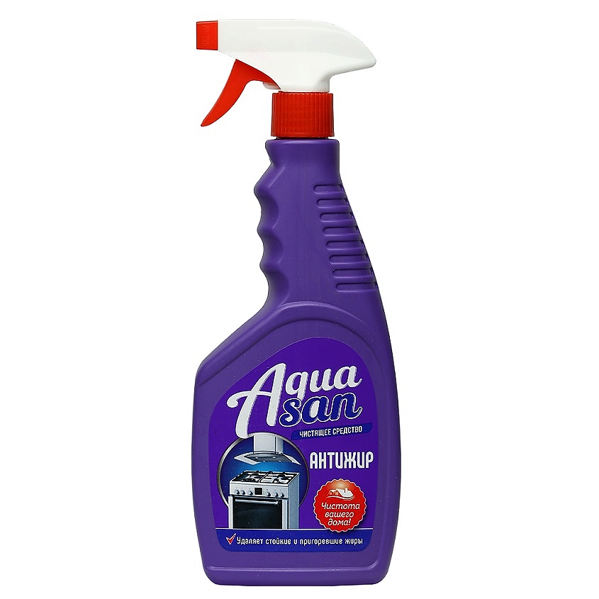 Изображение товара AQUASAN Средство чистящее жидкое щелочное "Антижир", 1 шт.