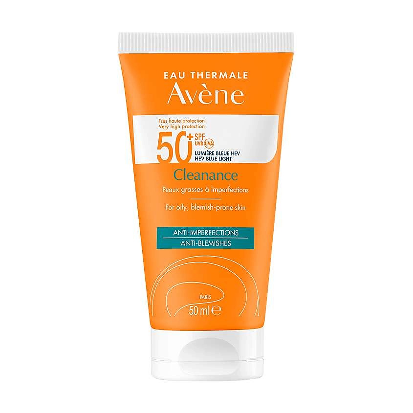 Изображение товара AVENE Флюид для лица солнцезащитный для проблемной кожи SPF50 Cleanance Anti-Blemishes, 50 мл