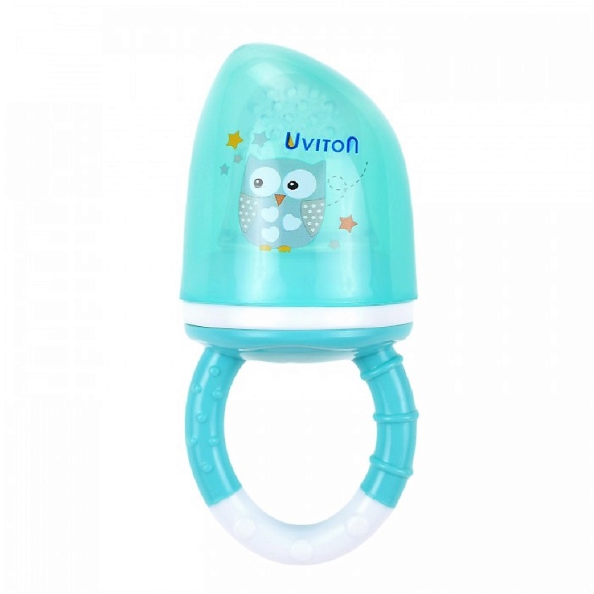Изображение товара Силиконовый ниблер UVITON для введения прикорма зеленый для малышей