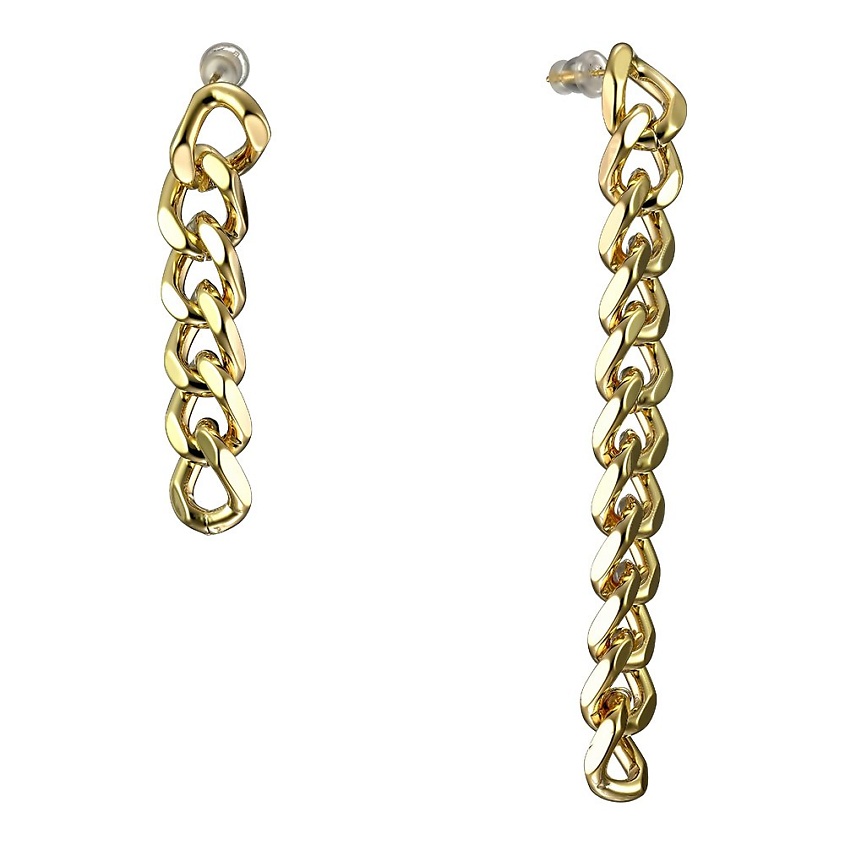 Изображение товара UVI JEWELLERY Асимметричные серьги золотистого цвета
