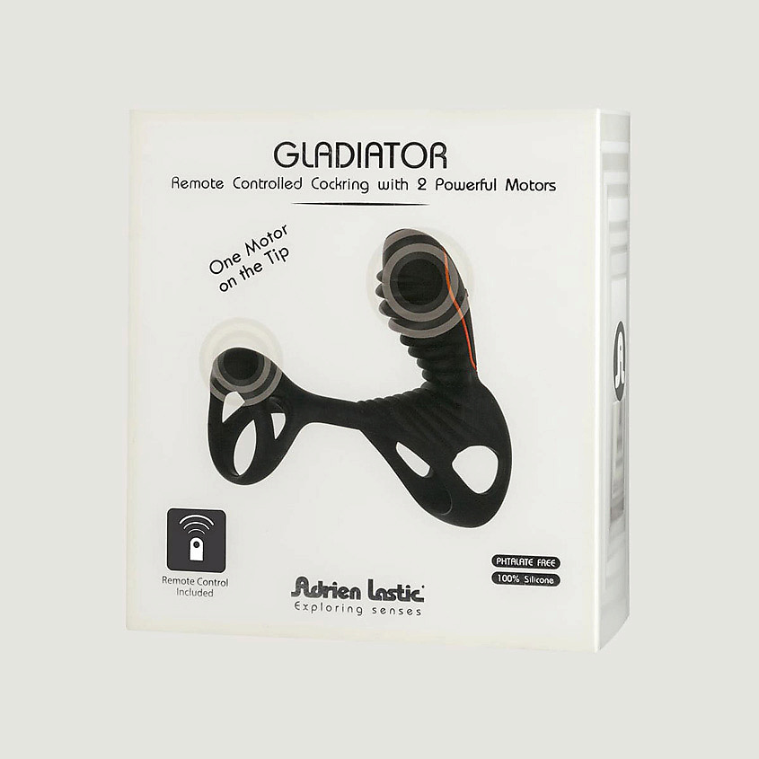 Изображение товара Adrien Lastic Gladiator LRS эрекционная насадка кольцо с пультом управления