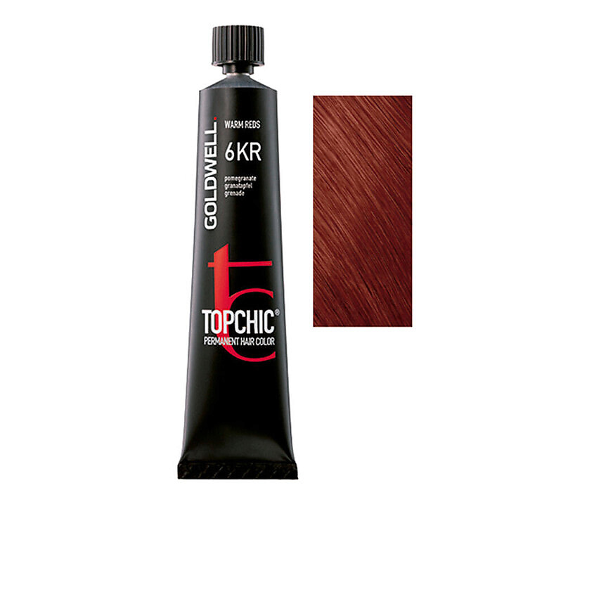 Изображение товара Голдвелл Перманентная краска для волос TOPCHIC 6KR профессиональное окрашивание