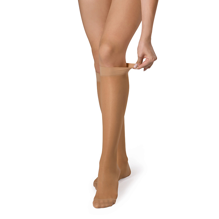 Изображение товара Компрессионные гольфы B.Well rehab JW-121 II класс 22-32 мм рт. ст. бежевые размер 3