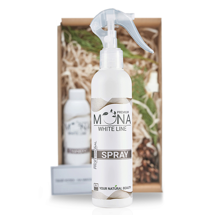 Изображение товара MONA PREMIUM Спрей для роста волос несмываемый,восстановление; термозащита; для роста волос, 200 мл
