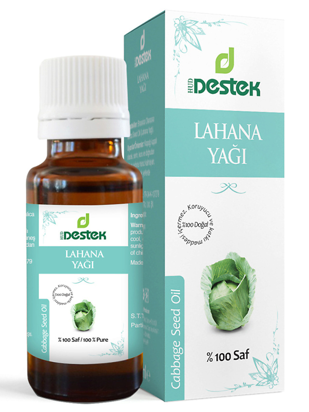 Изображение товара Масло капусты DESTEK для лица волос и рук натуральное 50 мл