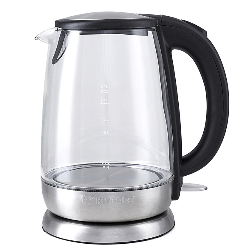 Изображение товара KITFORT Чайник КТ-619, цвет: Прозрачный
