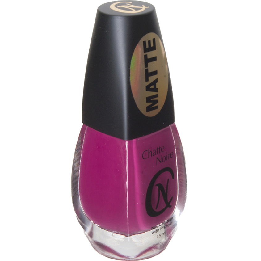 Изображение товара Высококачественный матовый лак для ногтей CHATTE NOIRE тон 837 сиренево-розовый 15 мл