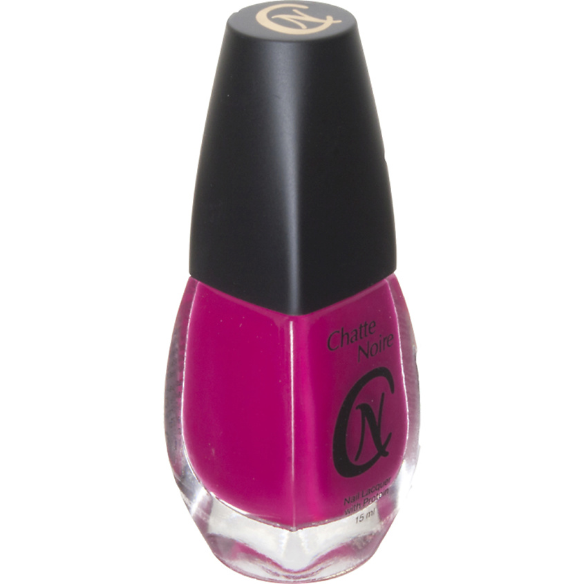 Изображение товара CHATTE NOIRE Лак для ногтей Неон 053 темно-розовый быстро сохнущий
