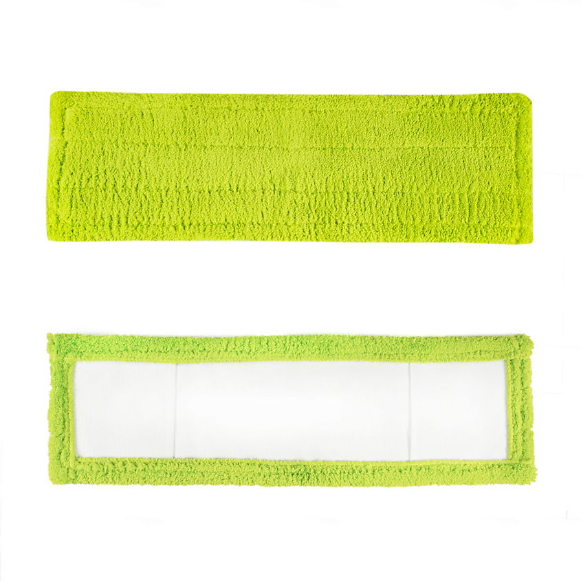 Изображение товара MASTER FRESH Насадка для швабры-флеттер, микрофибра с коротким ворсом, цвет: Зеленый, 1 шт