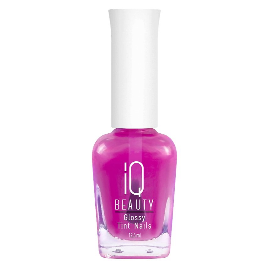 Изображение товара IQ BEAUTY Тинт лак для ногтей Magenta Ice с AHA-кислотами быстрых высыханием