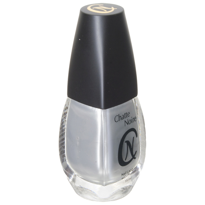 Изображение товара Лак для ногтей CHATTE NOIRE Перламутр Dark 101 темно-серебряный, быстро сохнущий