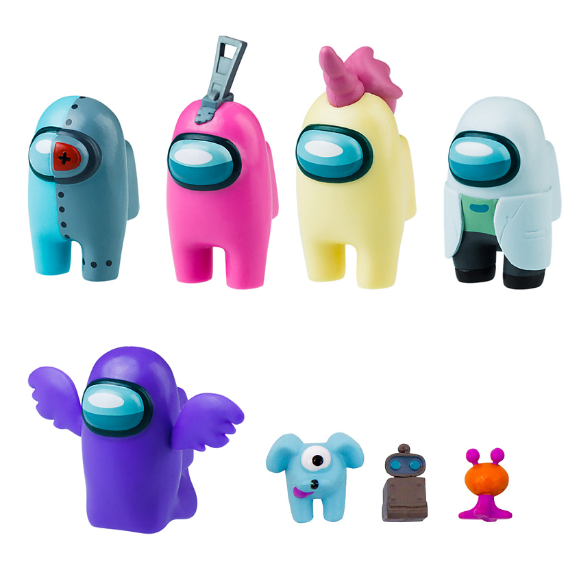 Изображение товара Набор фигурок Among Us серия 3 5 шт с аксессуарами коллекция подарочная