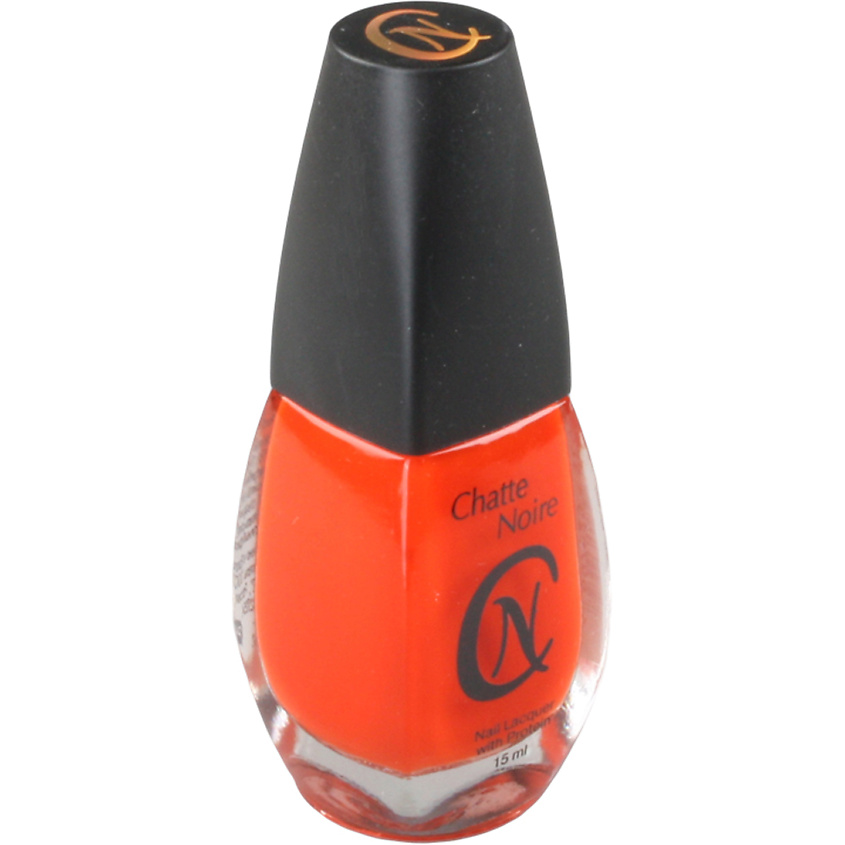 Изображение товара CHATTE NOIRE Лак для ногтей Неон, тон 051 морковный неон 15 цветов
