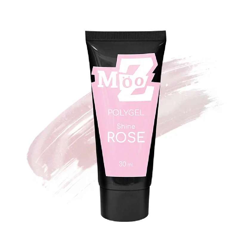 Изображение товара MOOZ Polygel Shine Rose 30 цветов гель для наращивания и укрепления ногтей