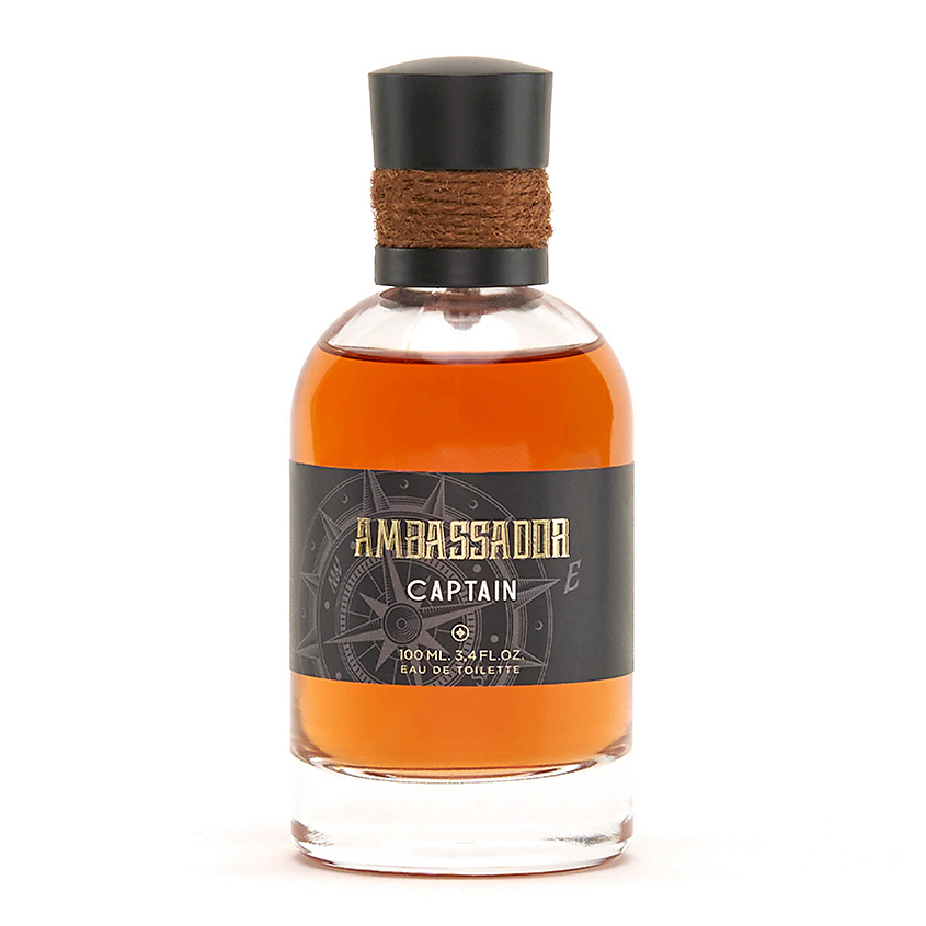 Изображение товара AMBASSADOR Captain мужская туалетная вода 100 мл свежий аромат фужерные ноты