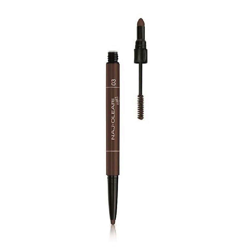 Изображение товара NAJ OLEARI Средство для бровей 3-в-1 PERFECT BROW, BROW BRUNETTES 0,15 г + 1 мл