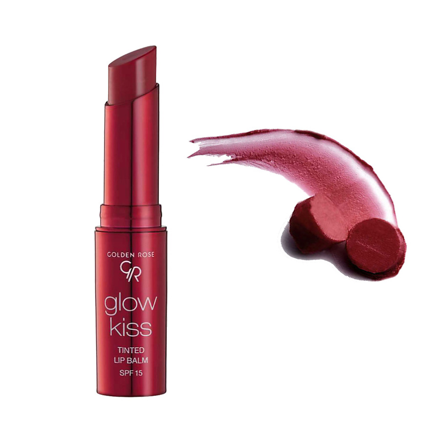 Изображение товара GOLDEN ROSE Тинт-бальзам для губ Glow Kiss Tinted Lip Balm, Strawberry, №02